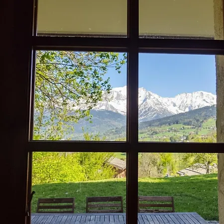 Les Praz D'arvillon Mont Blanc View Combloux