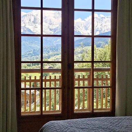 Les Praz D'arvillon Mont Blanc View Combloux