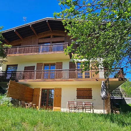 Les Praz D'arvillon Mont Blanc View Appartamento Combloux