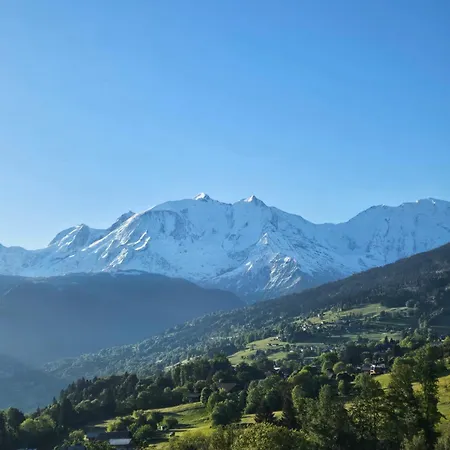 Les Praz D'arvillon Mont Blanc View Combloux
