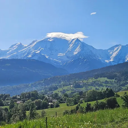 Les Praz D'arvillon Mont Blanc View Combloux