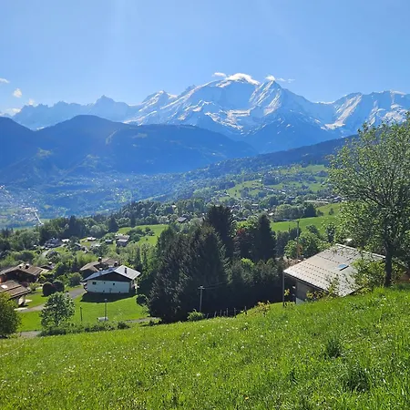 Les Praz D'arvillon Mont Blanc View Combloux
